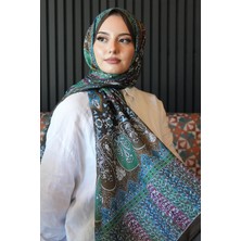 Karma Motif Desen Haki Soft Pamuk Şal
