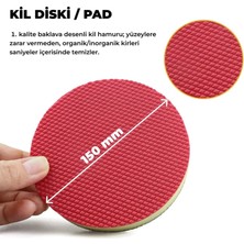Mg Ps Kil Diski 150 Mm/6" - Kil Pedi Clay Disc Disk Clay Pad Ped