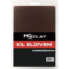 Mg Ps Kil Eldiveni 21X16 cm (Kırmızı) - Clay Mitt Glove Yüzey Temizleme Kili