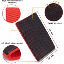 Mg Ps Kil Eldiveni 21X16 cm (Kırmızı) - Clay Mitt Glove Yüzey Temizleme Kili