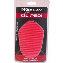 Mg Ps Yedek Cırtlı El Kil Pedi  (2 Adet) 12X8 cm - Aplikatör Clay Pad Sponge Block