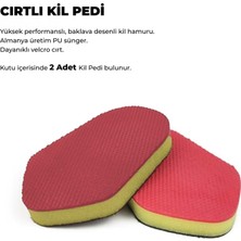 Mg Ps Yedek Cırtlı El Kil Pedi  (2 Adet) 12X8 cm - Aplikatör Clay Pad Sponge Block