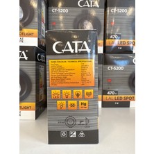 Cata CT-5200 7W/6400K Lal LED Spot (Siyah Kasa) (Beyaz) Cata