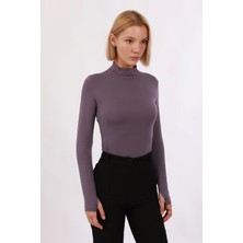 Kadın Parmak Detaylı Body