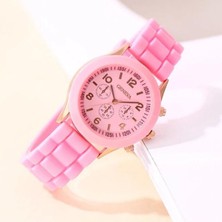 Kadın Klasik Kuvars Pembe Kol Saati