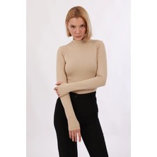 Kadın Parmak Detaylı Body