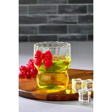 Fiyonk Detaylı Pinterest Cam Bardak - 200 Ml
