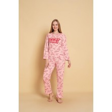 Kadın Homewear Looney Tunes Desenli Pijama Takımı Yeni Sezon