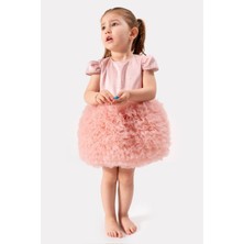 Bebek Kız Çocuk Doğum Günü Parti Düğün Elbise Tüllü Tütü Astarlı Çocuk Giyim Bebek Giyim Kız Bebek