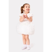 Bebek Kız Çocuk Doğum Günü Parti Düğün Elbise Tüllü Tütü Astarlı Çocuk Giyim Bebek Giyim Kız Bebek