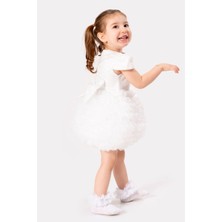 Bebek Kız Çocuk Doğum Günü Parti Düğün Elbise Tüllü Tütü Astarlı Çocuk Giyim Bebek Giyim Kız Bebek