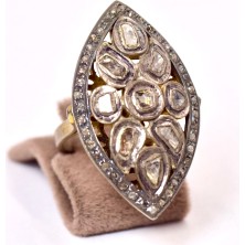 Doğaltaş Elmas Antika Yüzük