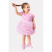 Bebek Kız Çocuk Doğum Günü Parti Düğün Elbise Tüllü Tütü Astarlı Çocuk Giyim Bebek Giyim Kız Bebek