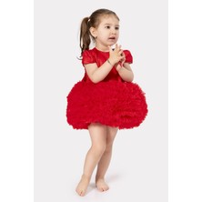 Bebek Kız Çocuk Doğum Günü Parti Düğün Elbise Tüllü Tütü Astarlı Çocuk Giyim Bebek Giyim Kız Bebek