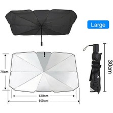 Araba Güneş Gölge Koruyucu Şemsiye Oto Ön Cam GÜNEŞLIK(145CM*79CM)