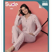 Kadın Önden Düğmeli Yeni Sezon Homewear Pijama Takımı Yeni Sezon