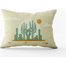 Evdek Çift Taraflı Dikdörtgen Kırlent Kılıfı TK32