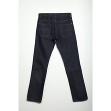 Blue White Erkek Regular Fit Normal Kesim  Pamuk Lacivert Jean Pantolon