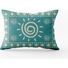 Evdek Çift Taraflı Dikdörtgen Kırlent Kılıfı TK37