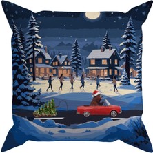 Evdek Christmas Kırlent Kılıfı DS11