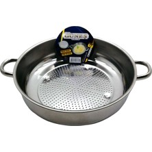 No-2 - 28CM Basık Süzek Metal Süzgeç (5047)