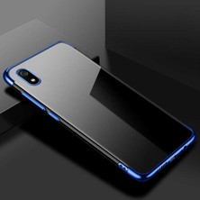 Xiaomi Redmi 7A Köşeleri Renkli Kamera Korumalı Şeffaf Kılıf