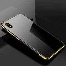 Xiaomi Redmi 7A Köşeleri Renkli Kamera Korumalı Şeffaf Kılıf