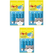 Me-O Creamy Treats Tavuk ve Ciğerli Ödül Maması 15 gr x 4 (3 Adet)
