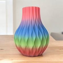 Çok Renkli Dekoratif Vazo Modern Tasarım | Kabuk Factory Tasarımı