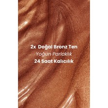 Golden Hour Işıltılı Bronzlaştırıcı Vücut Yağı ve Fırça Seti