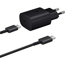 Fitplus FP-TA900 25W Type-C To Type-C Şarj Aleti ve Kablo Set - Siyah