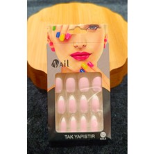 Monalisa Home Lüks Çift Renk Figürlü Takma Tırnak