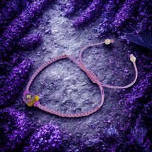 Crystal Atelier Kadın Deniz Kızı Makrome Örgü Bilekliği, Makrome Bileklik, Ip Bileklik, Hediyelik Bileklik, Örgü Bileklik, Deniz Kızı Bileklik