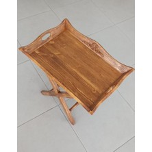 Tepsi Sehpa Royal Model (Ladin Ağacı Üretim) Ayrılabilir Ayak