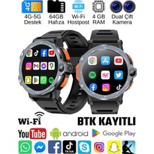Sonreir Watch PG 4G LTE Yuvarlak Akıllı Saat 64GB SIM Kartlı Kameralı WiFi Çocuk Ve Yetişkin Huawei iPhone Uyumlu 8 9 10