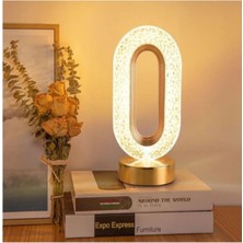 Kristal Elmas Masa Lambası/ Başucu Lambası