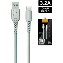 Titanyum Hasır Lightning Kablo – Hızlı Şarjın Gücü