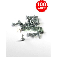 Sywoods Sunta Vidası Ince 2.5X10 mm 100 Adet Çinko Renk