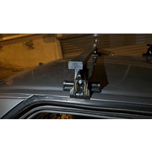 Renault R19 Europa Araca Kapıdan Sıkışmalı Tavan Çıtası Ara Atkı Alüminyum Bar Gri Renk Oluksuz