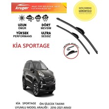 Kruger Kia Sportage Ön Muz Silecek Takımı 2017 Model Araca Özel . Aparat