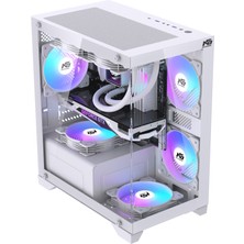 Orion Elite 4x Tuştan Değişen Rgb Fanlı M-Atx Boş Bilgisayar Kasası Beyaz