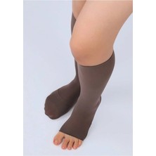 Çorap Dünyam Burnu Açılabilen Dore Dizaltı Abdest Çorabı