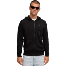 Puma Ess Elevated Fz Hoodie Tr Erkek Siyah Sweatshirt 68825601