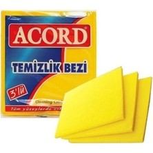 3lü Sarı Temizlik Bezi