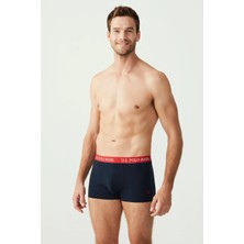 U.S. Polo Assn. Erkek Lacivert 3'lü Boxer