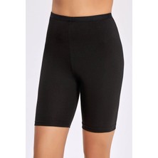 Kadın Pamuklu Likralı Kısa Tayt 10 Adet