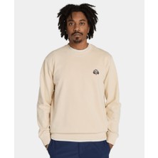 Timberland Tree Logo Patch Crewneck Erkek Bej Sweatshirt TB0A6HHKEFL1