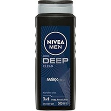 Nivea Men Erkek Deep Dimension Banyo ve Duş Jeli 500 ml