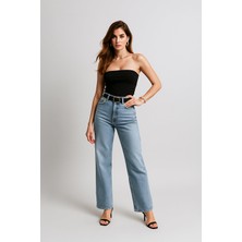 Banny Jeans Kadın Geniş Kesim Jean Pantolon