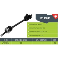 ANKA10103003 - Aks Ön Sol Komple Clıo Iı 98>06 1.5 Dci Kangoo 1.9  Abs'li 26D Uzunluk 630MM